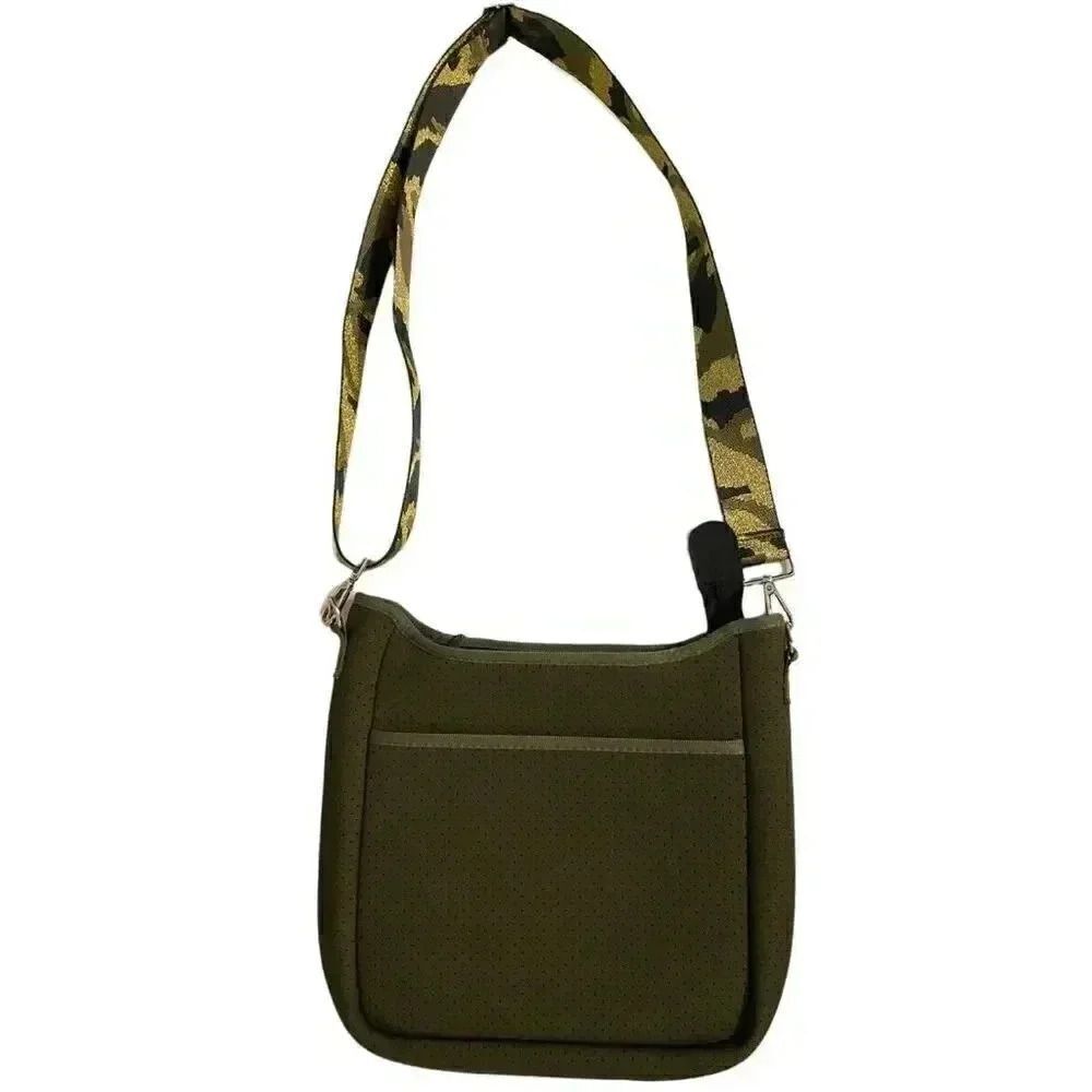 Army Green Scuba Crossbody Bag